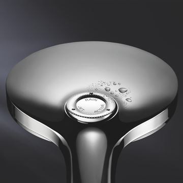 GROHE RAINSHOWER SMARTACTIVE 130 sprchová souprava 3-dílná, ruční sprcha pr. 130 mm, 3 proudy, hadice, držák, Water Saving, chrom 26581000 Obrázek - fotka