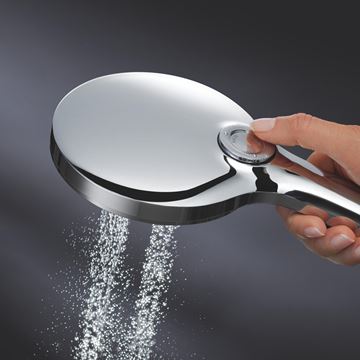 GROHE RAINSHOWER SMARTACTIVE 130 sprchová souprava 3-dílná, ruční sprcha pr. 130 mm, 3 proudy, hadice, držák, Water Saving, chrom 26581000 Obrázek - fotka