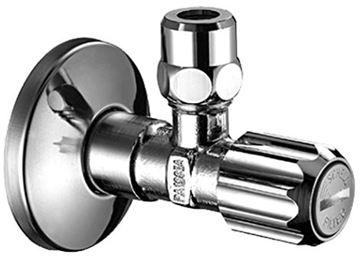 SCHELL rohový ventil 1/2"x3/8", s filtrem, chrom