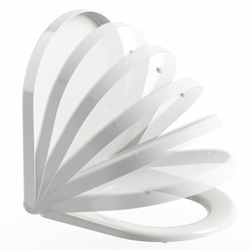 RAVAK UNI CHROME WC sedátko, SoftClose, bílá X01549 Obrázek - fotka