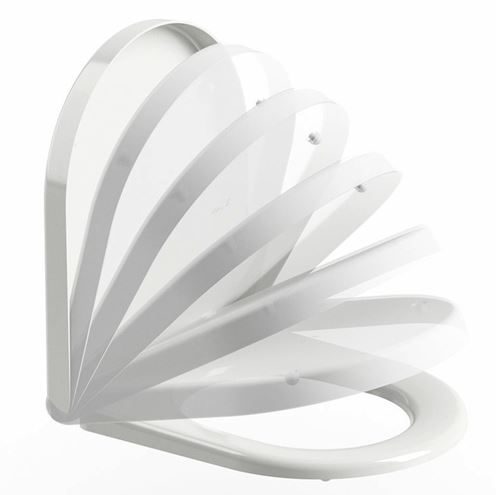 RAVAK UNI CHROME WC sedátko, SoftClose, bílá X01549 Obrázek - fotka
