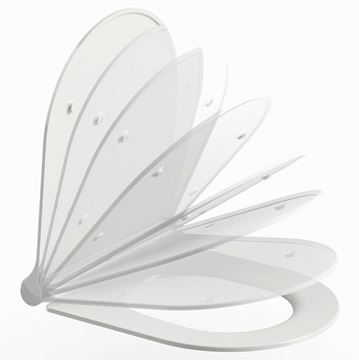 RAVAK UNI CHROME WC sedátko Slim, SoftClose, bílá X01550 Obrázek - fotka
