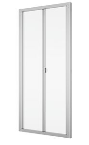 RONAL TOP-LINE TOPK sprchové dveře 70x190 cm, skládací, aluchrom/čiré sklo