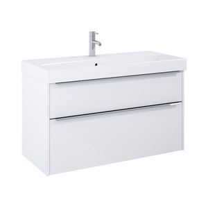 JIKA PURE skříňka s umyvadlem 100x41,8x54 cm, 2 zásuvky, lesklá bílá