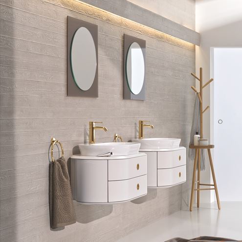 GROHE ESSENCE NEW umyvadlová stojánková baterie, s odtokovou soupravou, Water Saving, cool surise 23589GL1 Obrázek - fotka