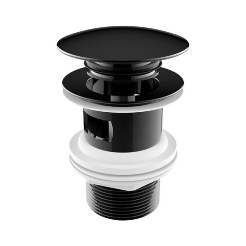 JIKA MIO umyvadlová výpust, click-clack, s přepadem, matná černá H3702F97161031 Obrázek - Hlavní obrázek