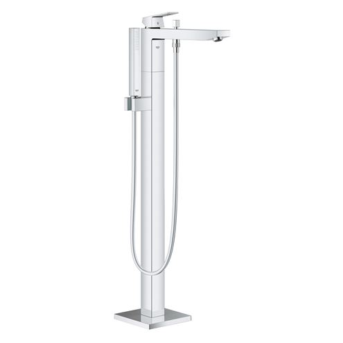 GROHE EUROCUBE vanová baterie na podlahu, s přepínačem, se sprchovou soupravou, chrom 23672001 Obrázek - Hlavní obrázek