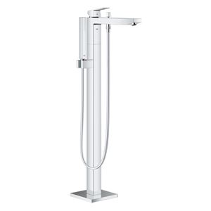 GROHE EUROCUBE vanová baterie na podlahu, s přepínačem, se sprchovou soupravou, chrom