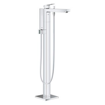 GROHE EUROCUBE vanová baterie na podlahu, s přepínačem, se sprchovou soupravou, chrom