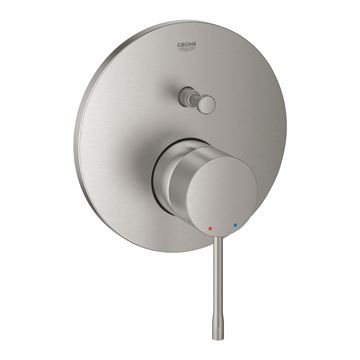 GROHE ESSENCE NEW vanová podomítková baterie, s přepínačem, supersteel
