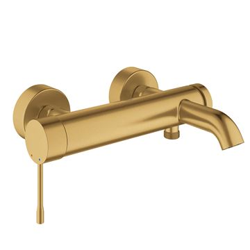 GROHE ESSENCE NEW vanová nástěnná baterie, s přepínačem, kartáčovaný cool sunrise