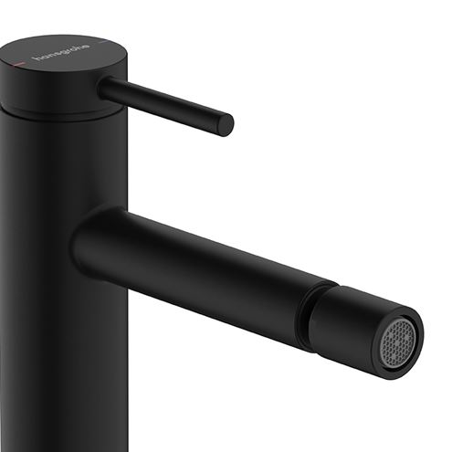 HANSGROHE TECTURIS S bidetová stojánková baterie, s odtokovou soupravou, matná černá 73201670 Obrázek - fotka