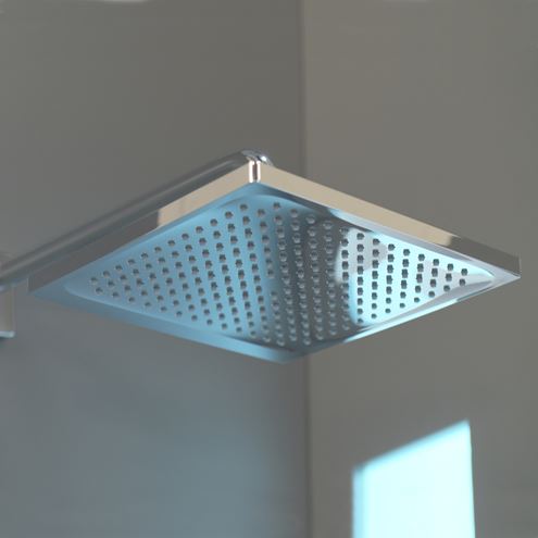 HANSGROHE CROMETTA E 240 1JET horní sprcha 240x240 mm, EcoSmart, chrom 26727000 Obrázek - fotka