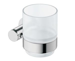 DURAVIT D-CODE nástěnný pohárek, sklo, chrom