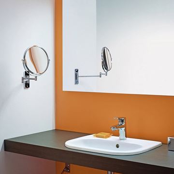 DURAVIT D-CODE kosmetické zrcátko 200 mm, zvětšovací, chrom 0099121000 Obrázek - fotka