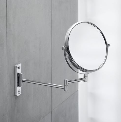 DURAVIT D-CODE kosmetické zrcátko 200 mm, zvětšovací, chrom 0099121000 Obrázek - fotka