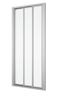 RONAL TOP-LINE TOPS3 sprchové dveře 120x190 cm, posuvné, aluchrom/čiré sklo