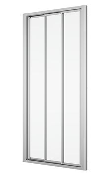 RONAL TOP-LINE TOPS3 sprchové dveře 120x190 cm, posuvné, aluchrom/čiré sklo