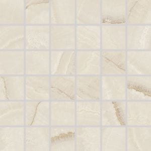 RAKO ONYX mozaika 30x30(5x5) cm, lepená na síti, mat, tmavě béžová