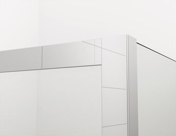 RONAL PUR PU13PG sprchové dveře 90x200 cm, křídlové, chrom/čiré sklo Aquaperle PU13PG 090 10 07 Obrázek - fotka