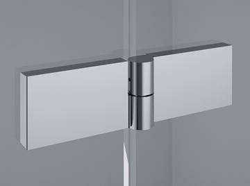 RONAL PUR PU13PG sprchové dveře 90x200 cm, křídlové, chrom/čiré sklo Aquaperle PU13PG 090 10 07 Obrázek - fotka