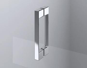 RONAL PUR PU13PG sprchové dveře 90x200 cm, křídlové, chrom/čiré sklo Aquaperle PU13PG 090 10 07 Obrázek - fotka