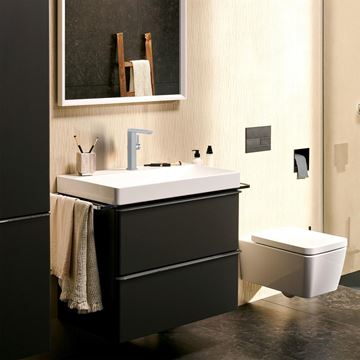 HANSGROHE TECTURIS E umyvadlová stojánková baterie, s odtokovou soupravou, CoolStart, EcoSmart+, chrom 73060000 Obrázek - fotka