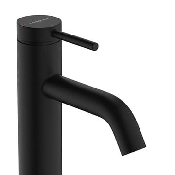 HANSGROHE TECTURIS S umyvadlová stojánková baterie, s odtokovou soupravou, CoolStart, EcoSmart+, matná černá 73302670 Obrázek - fotka
