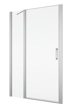 RONAL DIVERA D22T13 sprchové dveře 150x200 cm, vstup 830 mm, lítací, aluchrom/čiré sklo