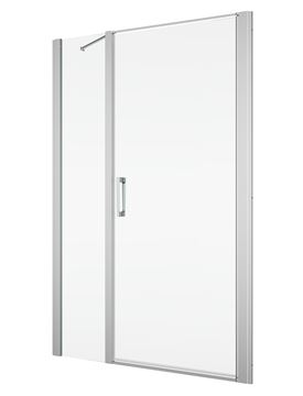 RONAL DIVERA D22T31 sprchové dveře 110x200 cm, vstup 630 mm, lítací, aluchrom/čiré sklo