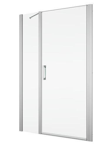 RONAL DIVERA D22T31 sprchové dveře 130x200 cm, vstup 530 mm, lítací, aluchrom/čiré sklo D22T31 070 60 50 07 Obrázek - Hlavní obrázek