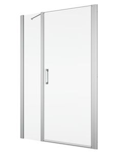 RONAL DIVERA D22T31 sprchové dveře 150x200 cm, vstup 730 mm, lítací, aluchrom/čiré sklo