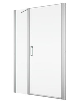RONAL DIVERA D22T31 sprchové dveře 160x200 cm, vstup 830 mm, lítací, aluchrom/čiré sklo