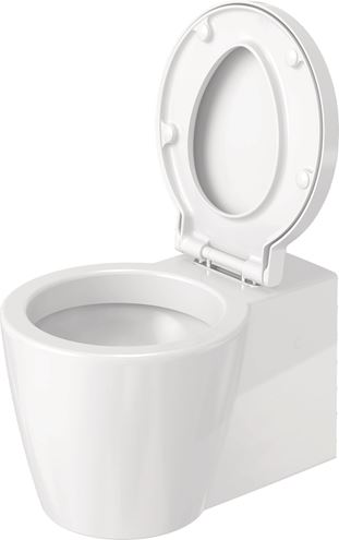 DURAVIT STARCK 1 WC sedátko, Soft-Close, lesklá bílá 0065880099 Obrázek - fotka