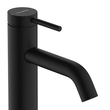 HANSGROHE TECTURIS S umyvadlová stojánková baterie, s odtokovou soupravou, EcoSmart+, matná černá 73310670 Obrázek - fotka