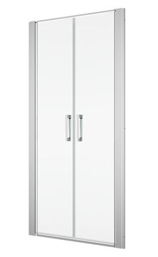 RONAL DIVERA D22T2 sprchové dveře 80x200 cm, lítací, aluchrom/čiré sklo