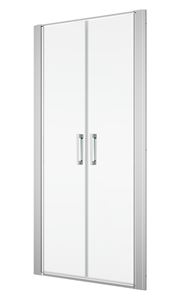 RONAL DIVERA D22T2 sprchové dveře 90x200 cm, lítací, aluchrom/čiré sklo