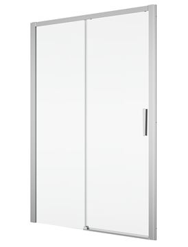 RONAL DIVERA D22S2B sprchové dveře 120x200 cm, posuvné, aluchrom/čiré sklo