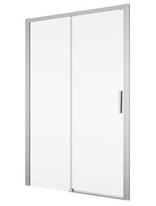 RONAL DIVERA D22S2B sprchové dveře 140x200 cm, posuvné, aluchrom/čiré sklo