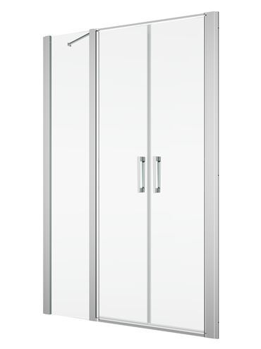 RONAL DIVERA D22T32 sprchové dveře 150x200 cm, vstup 804 mm, lítací, aluchrom/čiré sklo D22T32 100 50 50 07 Obrázek - Hlavní obrázek