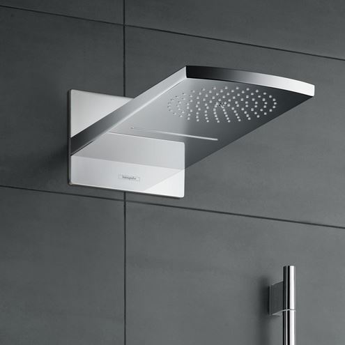 HANSGROHE RAINDANCE RAINFALL 180 2JET horní sprcha 445x214 mm, 2 proudy, chrom 28433000 Obrázek - fotka