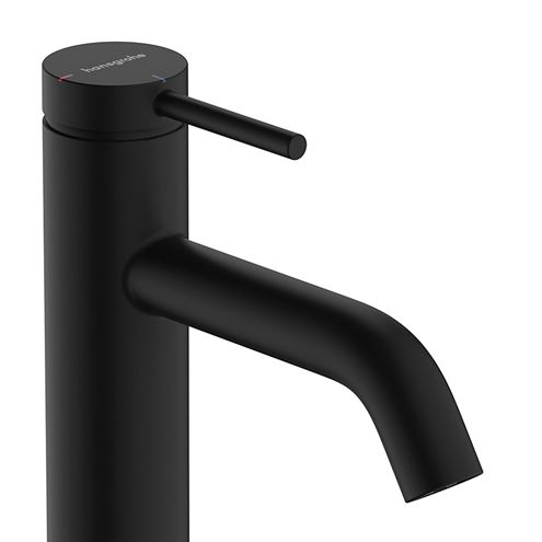 HANSGROHE TECTURIS S umyvadlová stojánková baterie, s odtokovou soupravou, CoolStart, EcoSmart+, matná černá 73314670 Obrázek - fotka