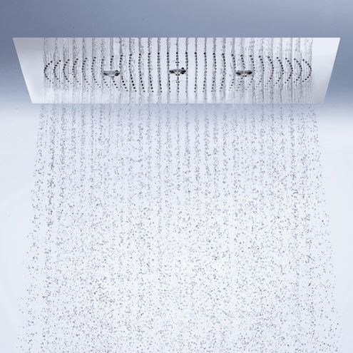 HANSGROHE RAINDANCE RAINMAKER 680/460 3JET horní sprcha 680x460 mm, 3 proudy, chrom 28417000 Obrázek - fotka