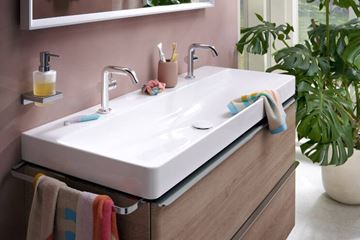 HANSGROHE TECTURIS S 110 Fine umyvadlová stojánková baterie, CoolStart, EcoSmart+, chrom 73321000 Obrázek - fotka