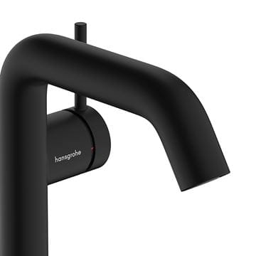 HANSGROHE TECTURIS S 110 Fine umyvadlová stojánková baterie, CoolStart, EcoSmart+, matná černá 73321670 Obrázek - fotka