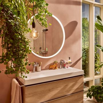 HANSGROHE TECTURIS S 110 Fine umyvadlová stojánková baterie, s odtokovou soupravou, CoolStart, EcoSmart+, chrom 73323000 Obrázek - fotka