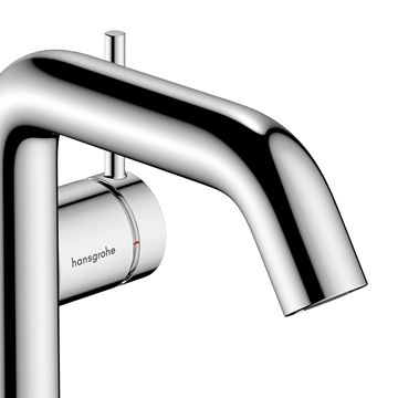HANSGROHE TECTURIS S 110 Fine umyvadlová stojánková baterie, s odtokovou soupravou, CoolStart, EcoSmart+, chrom 73323000 Obrázek - fotka