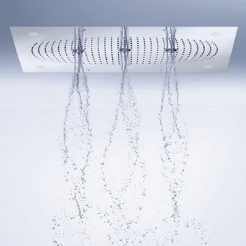 HANSGROHE RAINDANCE RAINMAKER 680/460 3JET horní sprcha 680x460 mm, 3 proudy, s LED osvětlením, chrom 28418000 Obrázek - fotka