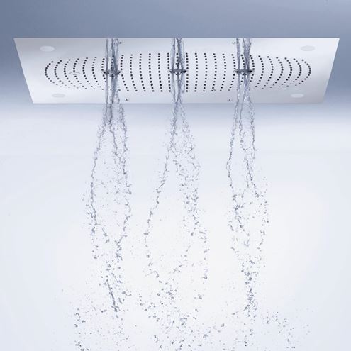 HANSGROHE RAINDANCE RAINMAKER 680/460 3JET horní sprcha 680x460 mm, 3 proudy, s LED osvětlením, chrom 28418000 Obrázek - fotka