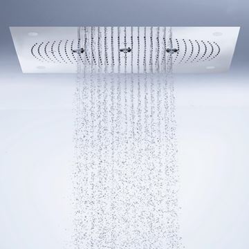 HANSGROHE RAINDANCE RAINMAKER 680/460 3JET horní sprcha 680x460 mm, 3 proudy, s LED osvětlením, chrom 28418000 Obrázek - fotka
